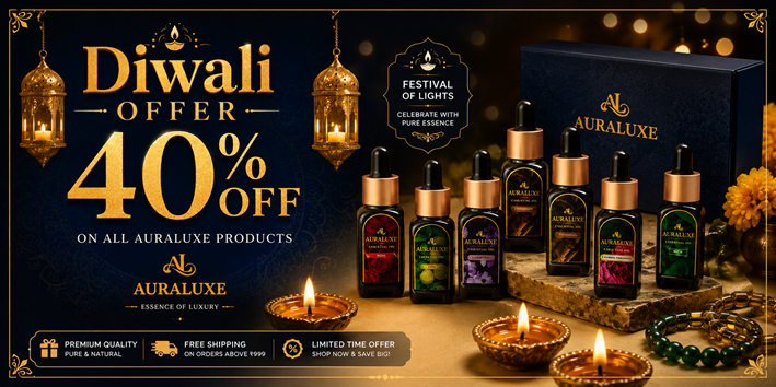 Diwali Offer — 40% off on all Auraluxe products. Free shipping on orders above ₹999.